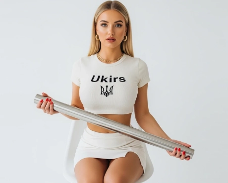 Труба нержавіюча ∅ 38 мм, товщина 2 мм 600 GRIT AISI 304