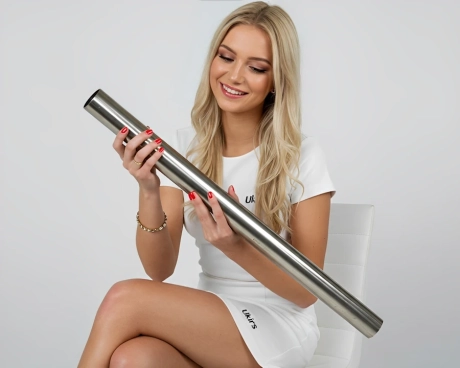 Stainless steel pipe ∅ 40x1 mm 600 GRIT AISI 304