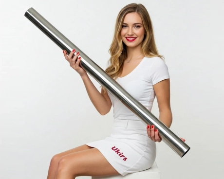 Труба нержавіюча ∅ 45 мм, товщина 1.5 мм 600 GRIT AISI 304