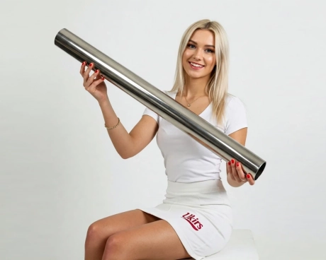 Труба нержавіюча ∅ 60.3х1.5 мм 600 GRIT AISI 304