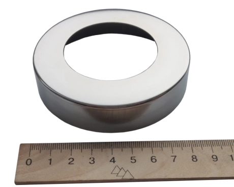 Кришка нержавіюча для труби ∅ 50.8х88 мм 400 GRIT AISI 304