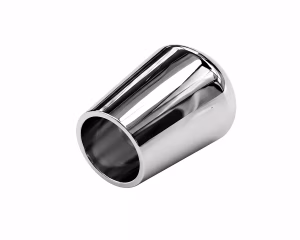 Stainless steel end cap for ∅ 12 mm pipe 600 GRIT