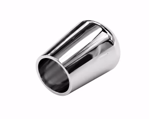 Stainless steel end cap for ∅ 16 mm pipe 600 GRIT