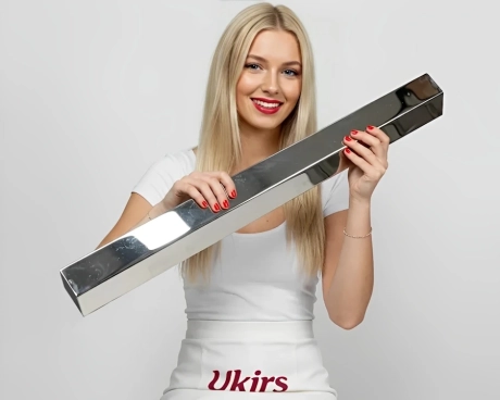 Труба нержавіюча 35х35х1.5 мм 600 GRIT (дзеркально полірована) AISI 201