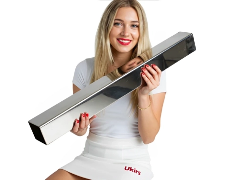 Stainless steel pipe 80x80x1.5 mm 600 GRIT AISI 304