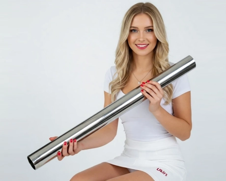 Труба нержавіюча ∅ 57х3 мм 600 GRIT AISI 201