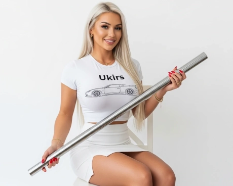 Stainless steel pipe ∅ 30x1.5 mm 600 GRIT AISI 304