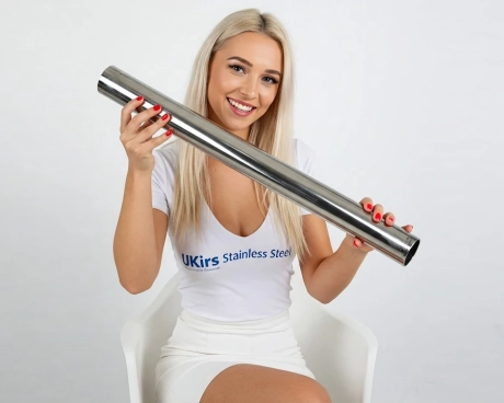 Stainless steel pipe ∅ 40x1 mm 600 GRIT AISI 304