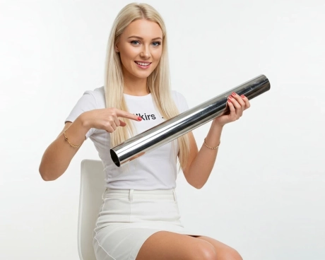 Труба нержавіюча ∅ 45х1.5 мм 600 GRIT AISI 304