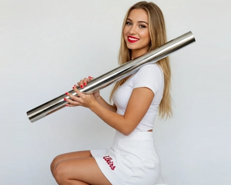 Труба нержавіюча ∅ 50.8х1.5 мм 600 GRIT AISI 304