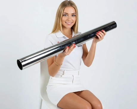 Труба нержавіюча ∅ 60.3х1.5 мм 600 GRIT AISI 304