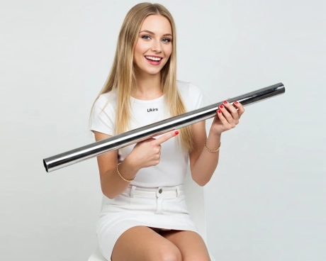 Труба нержавіюча ∅ 28х1.5 мм 600 GRIT AISI 201