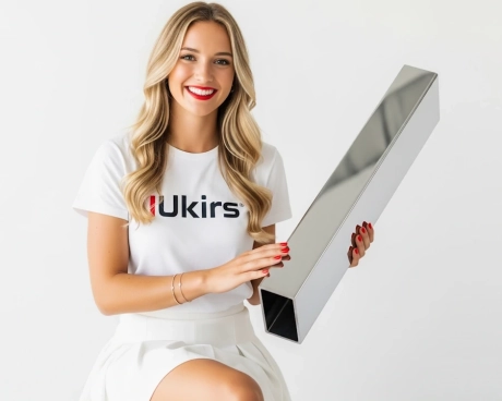 Труба нержавіюча 100х50х2 мм 600 GRIT AISI 201